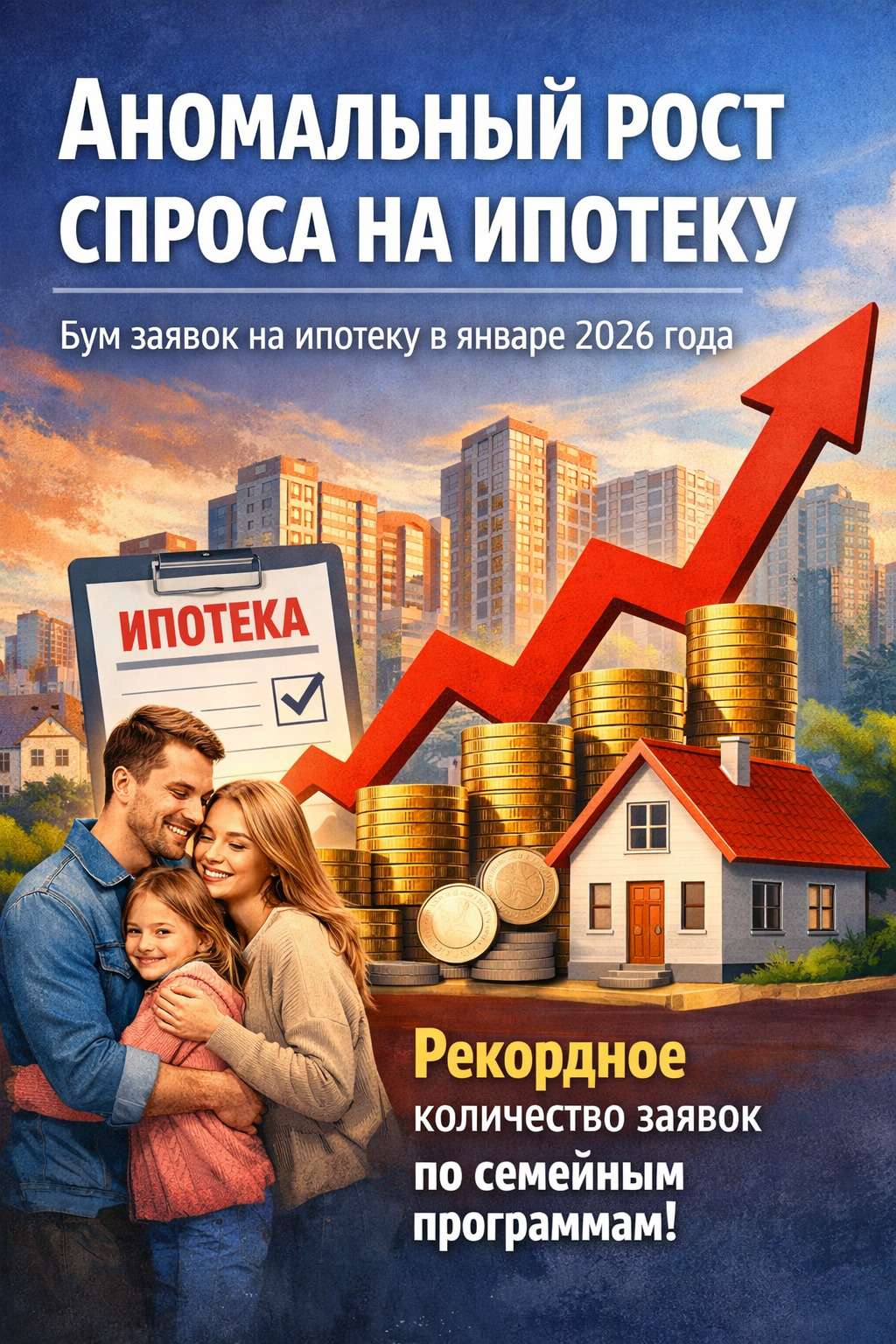 Аномальный рост спроса на ипотеку