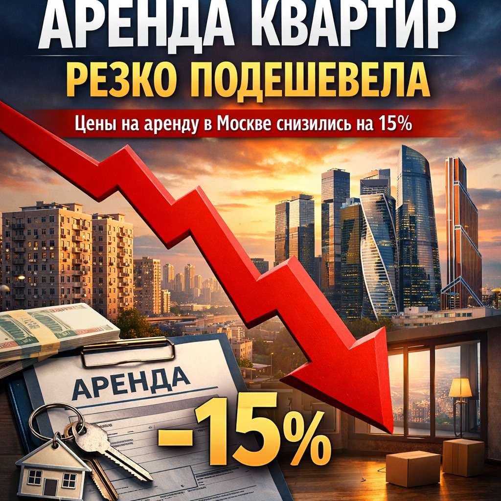 Аренда квартир резко подешевела
