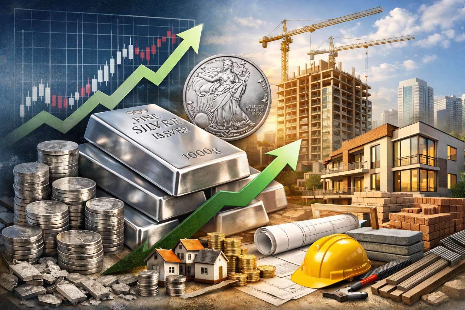 Влияние роста стоимости серебра на инвестиции и строительство