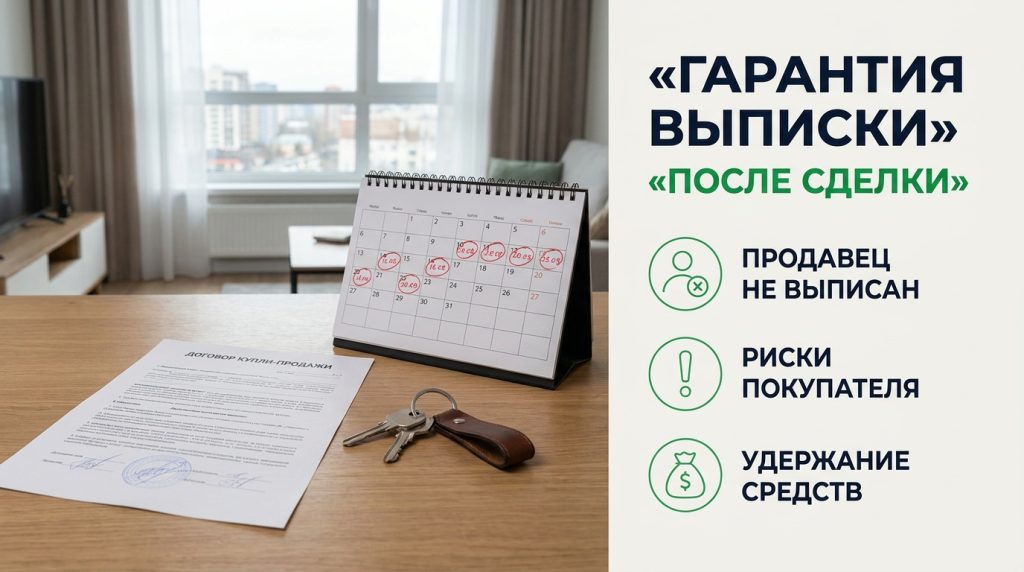 Гарантия выписки: как мотивировать продавца после сделки с недвижимостью